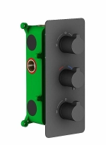 Душевая система Timo Petruma SX-5149/03SM черная матовая