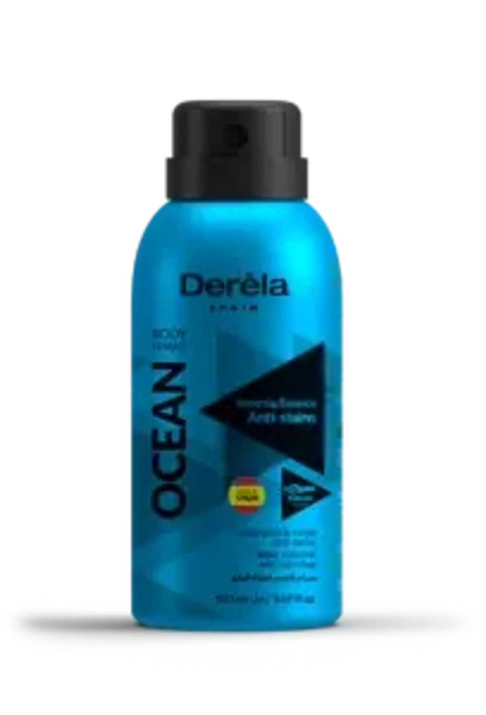 DERELA  Дезодорант-спрей для тела с защитой от пятен OCEAN  150мл*12