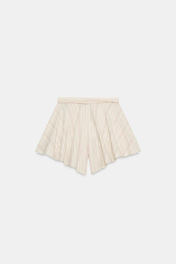 ZARA ШОРТЫ В ПОЛОСКУ СО СКЛАДКАМИ — ZW COLLECTION, ПОЛОСКИ