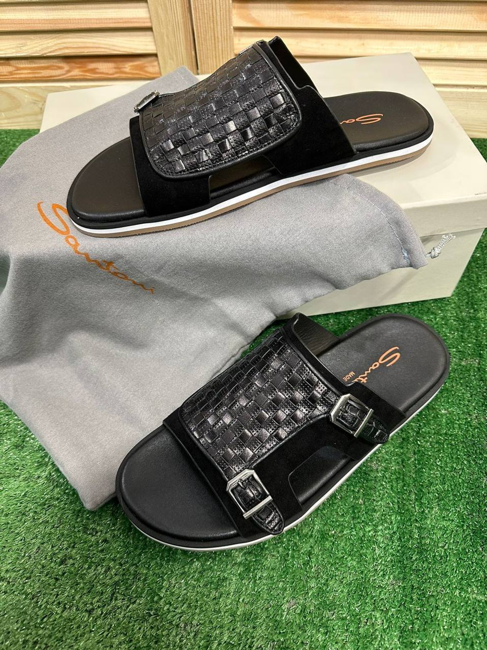 Шлепанцы Santoni, арт. 705973