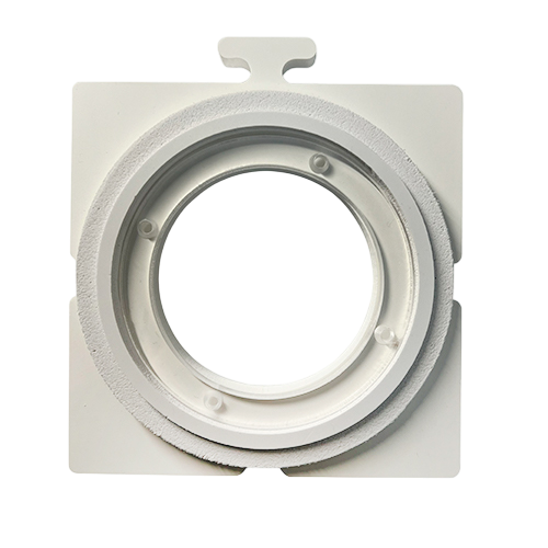 Платформа теневая круг белая под светильник ZOOM 116х130х20мм