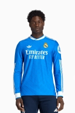 Футболка с длинными рукавами adidas Real Madrid 25/26 3rd Authentic - синий