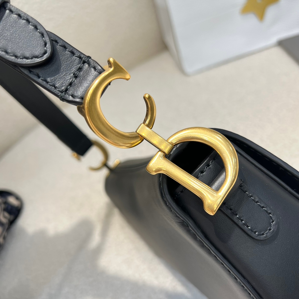 Christian Dior Mini Soft Saddle Bag with Strap