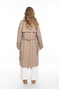 ДВУБОРТНЫЙ ТРЕНЧ ИЗ НЕПРОМОКАЕМОЙ ТКАНИ