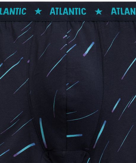 Трусы мужские боксеры (3шт), Atlantic 3MH-224, хлопок, темно-синий