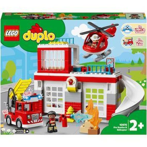 Lego konstruktor Fire Station &amp; Helicopter