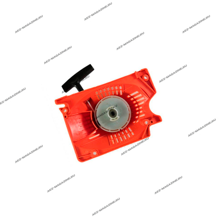 Ручной стартер подходит для китайских бензопил объемом 45-52 см3 с 2-мя зацепами на шкив, лёгкий ста