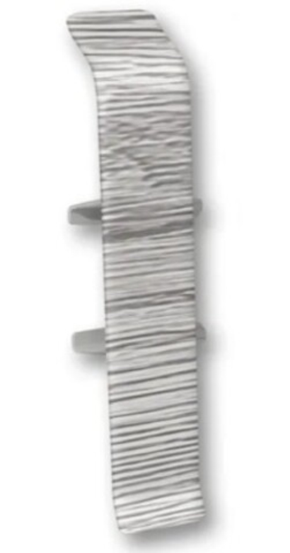 Соединитель для плинтуса 55мм "Деконика", 432 Дуб платиновый