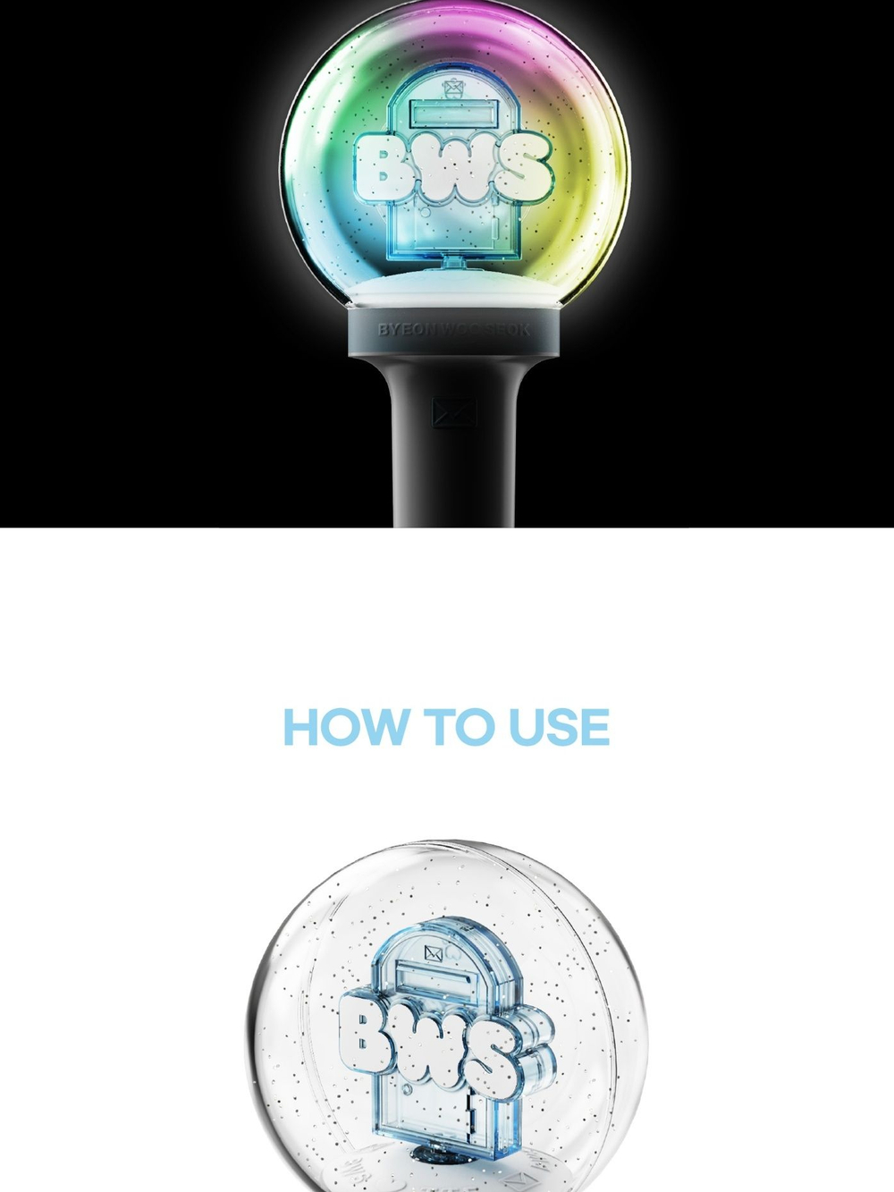 (ПРЕДЗАКАЗ) товары BYEON WOO SEOK - OFFICIAL LIGHT STICK