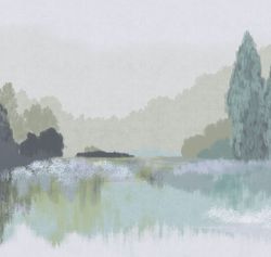 Пейзаж 2 Амурский лес панно