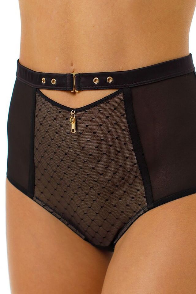 Высокие трусы-слипы Metallique