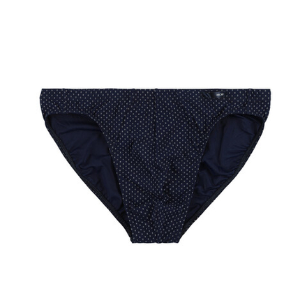 Мужские трусы слипы темно-синие с принтом HOM MAX Comfort Micro Briefs 401912_4000RA