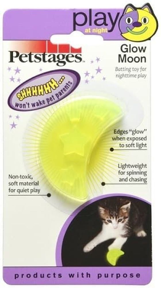 Petstages игрушка для кошек ОРКА Луна светящаяся в темноте