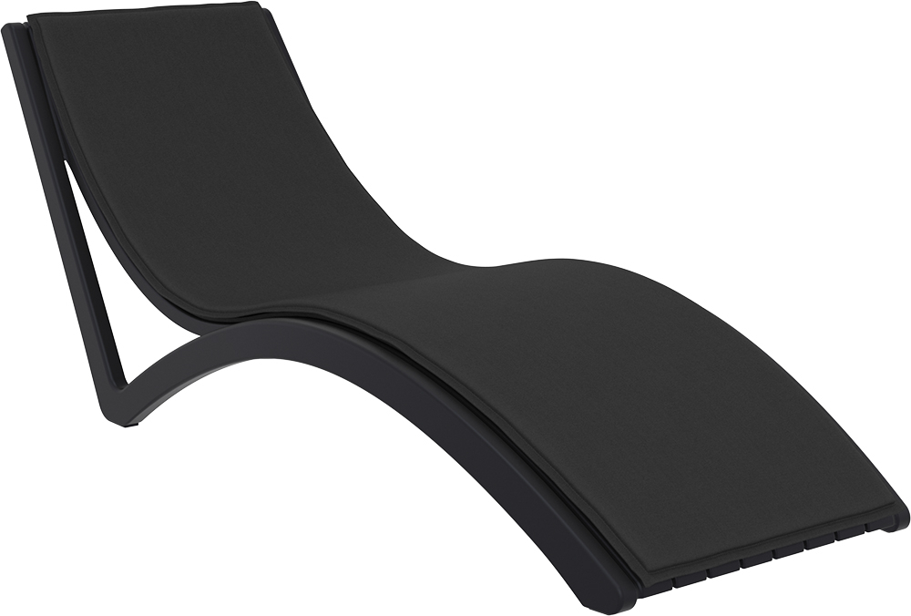 Матрас для шезлонга Siesta Contract Slim, черный