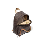 Michael Kors Slater Extra-Small Logo Convertible Backpack Brown