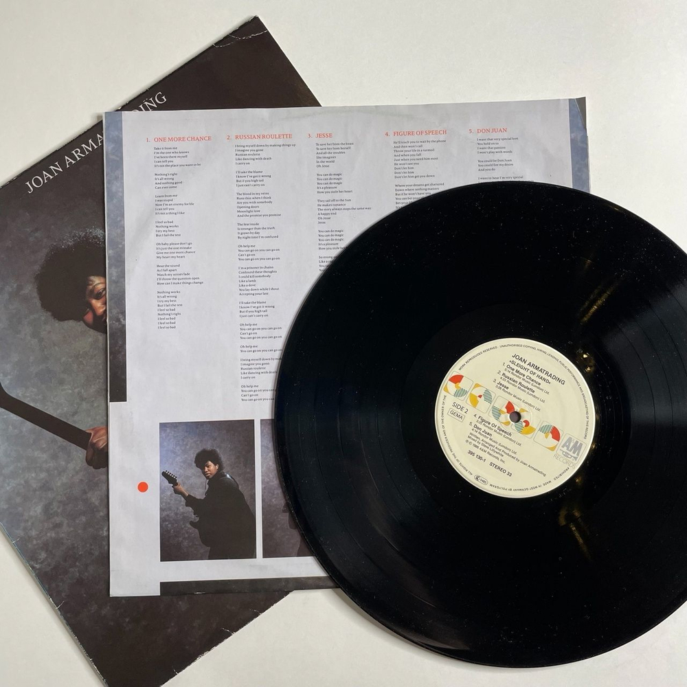 Винтажная виниловая пластинка LP Joan Armatrading Sleight Of Hand (Germany 1986)
