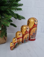 Матрешка Виды города 15см 5мест