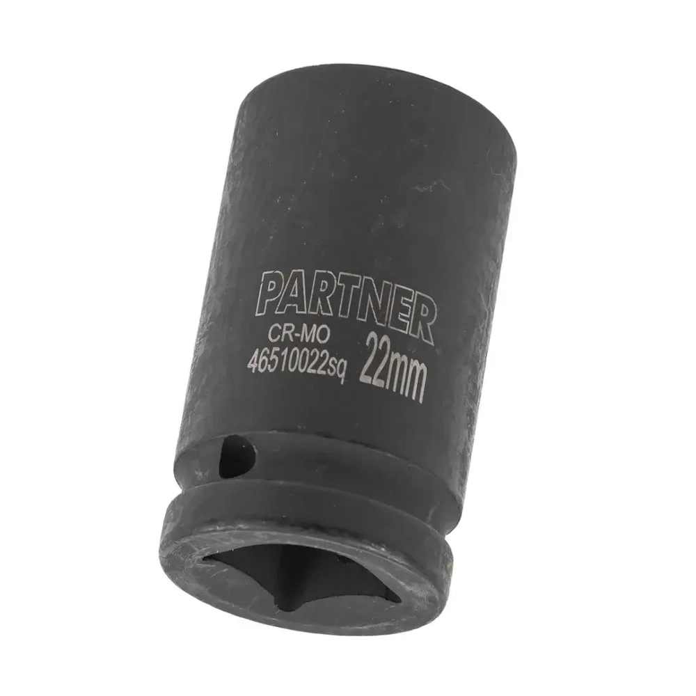 Головка ударная для футорки квадрат 22 мм, 3/4'' Partner PA-46510022sq