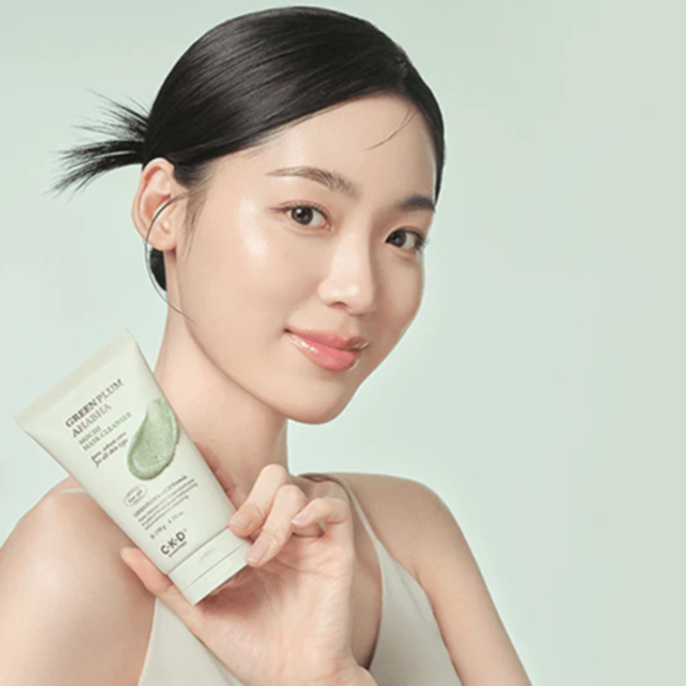 CKD Маска очищающая для лица с экстрактом зеленой сливы - Greenplum ahabha mochi mask cleanser, 130г