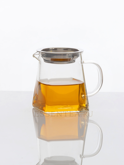 Чашка стеклянная "Чахай" Аньпин с воронкой  350 мл