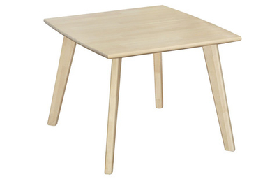 Стол журнальный Ретро массив (квадратный) (Бесцветный Лак)