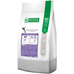 Nature's Protection Maxi Adult Lamb сухой корм для взрослых собак крупных пород с ягненком, 18кг.
