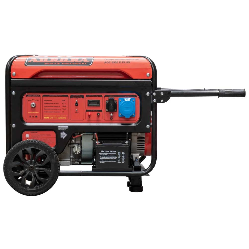 Электростанция АВРОРА AGE 8500 D PLUS 7/7.5кВт