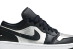 Кроссовки Jordan Air Jordan 1 Low "Silver Toe" (Женская размерная сетка)