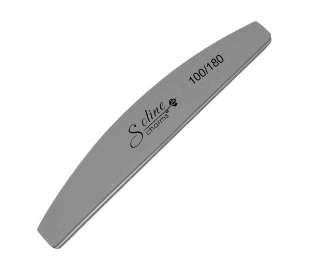 Пилка "серая лодка" - 100_180 грит SOLINE CHARMS