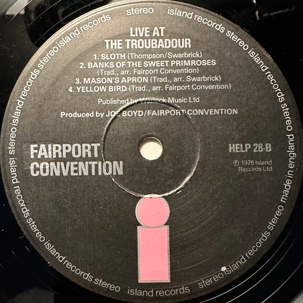 Fairport Convention - Live At The L.A. Troubadour (England 1977г.)