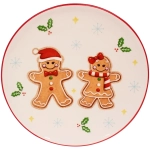 Тарелка керамическая «Пряничные человечки» 22*2см