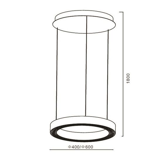 Подвесной светодиодный светильник Romatti Cullinan Collu L11136W