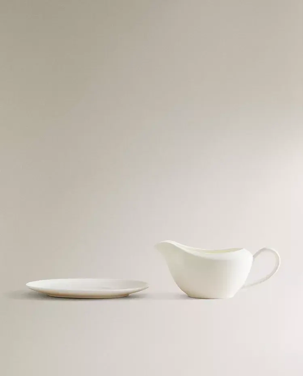 ZARA HOME СОУСНИК ИЗ ФАРФОРА, БЕЛЫЙ