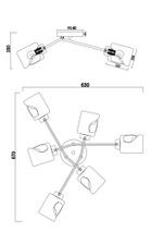 Потолочный светильник Freya FR5095CL-06G