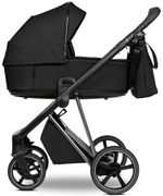 Детская коляска Roan Sol Vintage Luxury 2.0 2 в 1 VIN 05/CB Caviar Black/Nickel/руч.Black