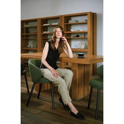 Стул Comfy, рогожка, шпинат