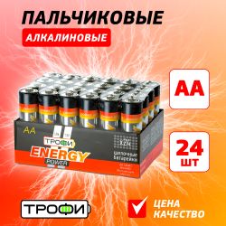 Батарейки Трофи LR6-24 bulk ENERGY POWER Alkaline