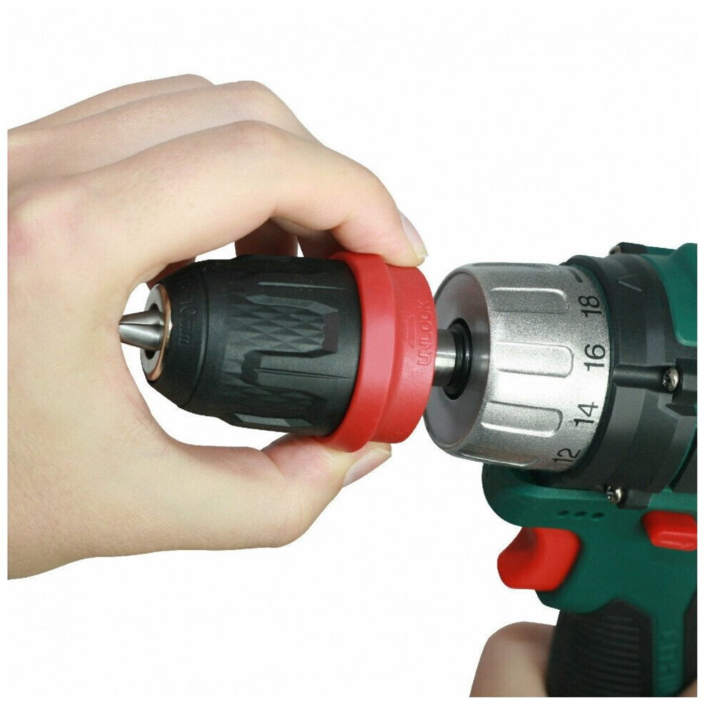 Дрель-шуруповерт аккумуляторная FAVOURITE DC18MF, Li-Ion, 18В, 30 Нм, 2 Ач, 2 скорости, 1350об/мин