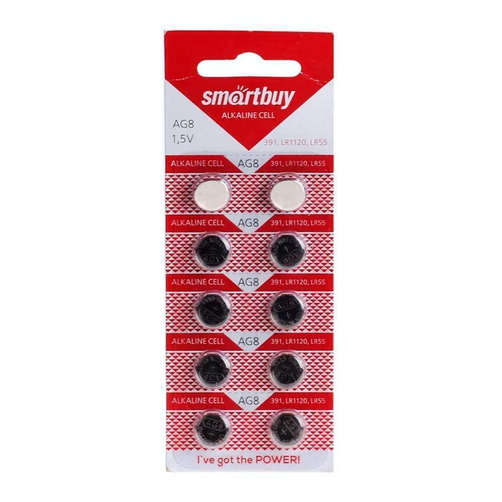 Элемент питания Smartbuy AG8 ВL/10 (комплект 10 шт)