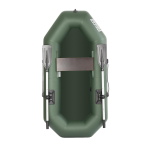 Лодка надувная для рыбалки Тонар Бриз 190 с веслами серый