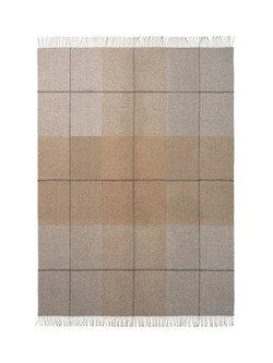 Плед 130х200 Elvang Blocks Beige/Brown