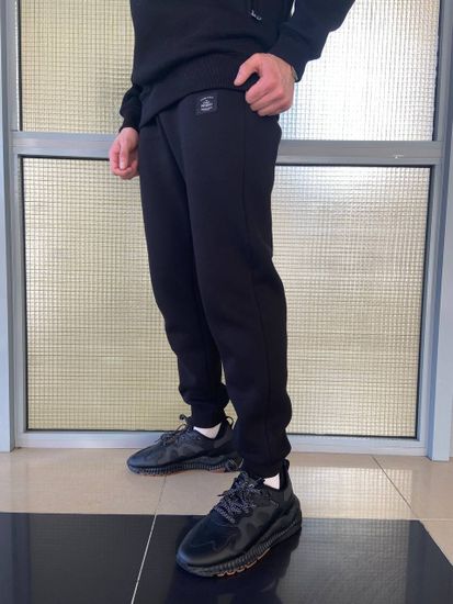 Штаны COOL PENGUIN "Спорт" Fleece чёрный