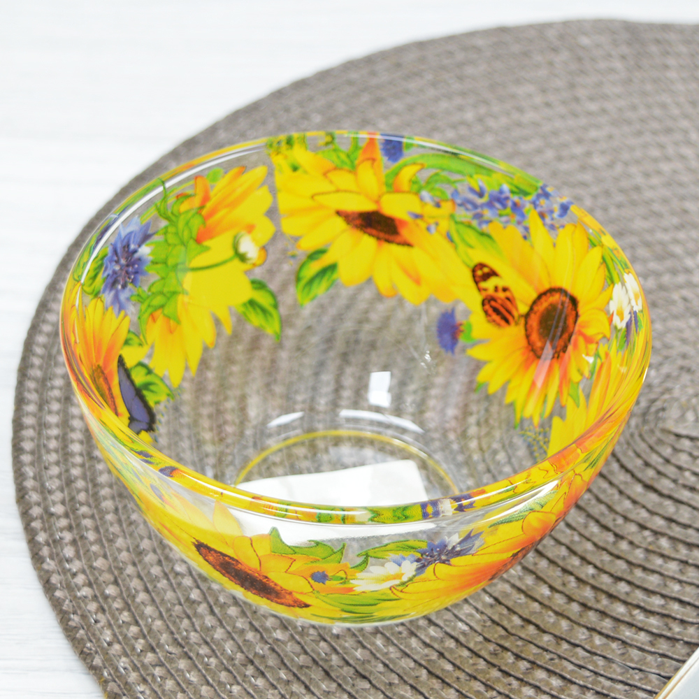Салатник малый "Подсолнухи"