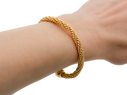 Браслет жесткий "Витой"