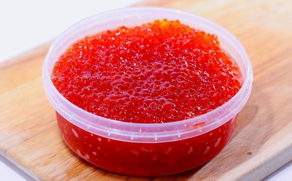 Икра форели слабой соли с фермы (250г)