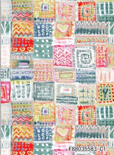 В ПУТИ, СЕРДЕЧНАЯ МОЗАИКА - 100% хлопок 1