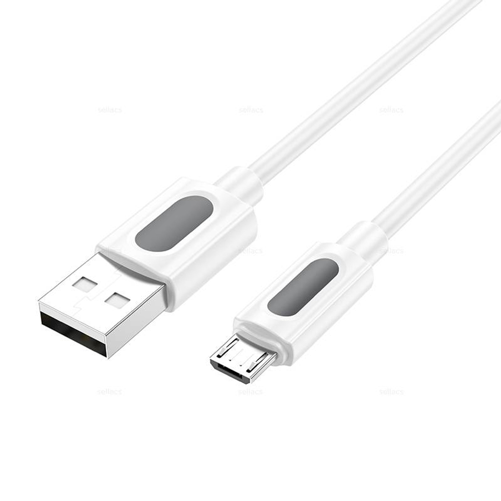 Кабель USB на Micro-USB 2.4A Borofone BX114 (white) (Краснодар склад)