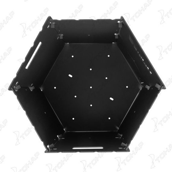 Печь под казан сборная ПКM-02С, дверца, столики, ст.3 мм, терм.покрытие, сумка (T-HS-PKM-02S) Helios