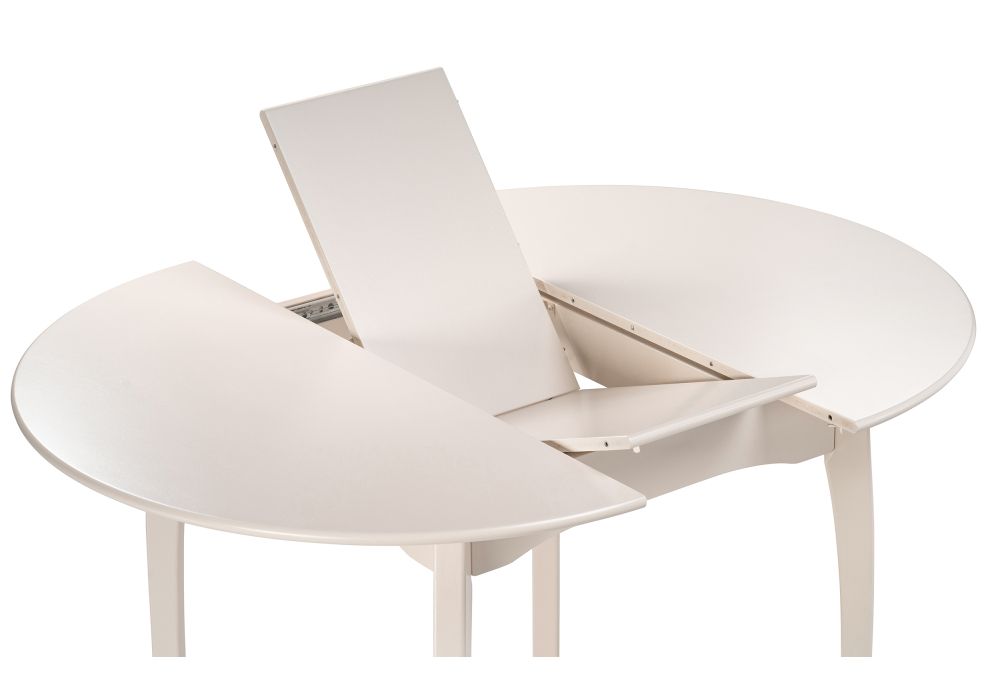 Деревянный стол Распи 100(130)х100х76 беж