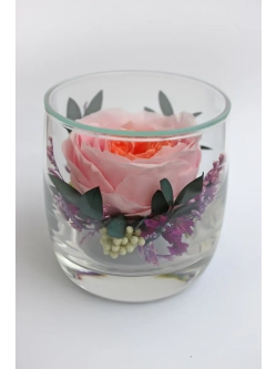 натуральный пион в стекле, вакуум*